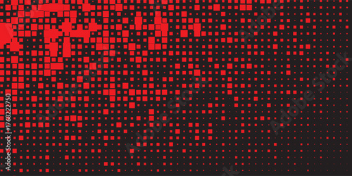 A red halftone background coming out of a green one with a star shape. Put your text with a fancy font to create a comic strip cartoon animation.