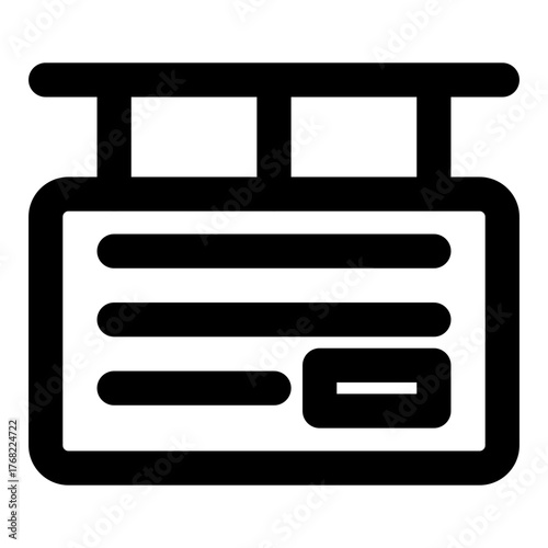 station outline icon set