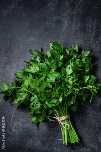 Wallpaper Mural a bunch of fresh farm parsley Torontodigital.ca