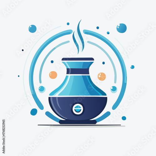 Aromatherapy Diffuser Emitting Soothing Vapor for Relaxation and Wellness.