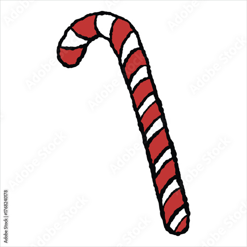 Christmas hand drawn ornament