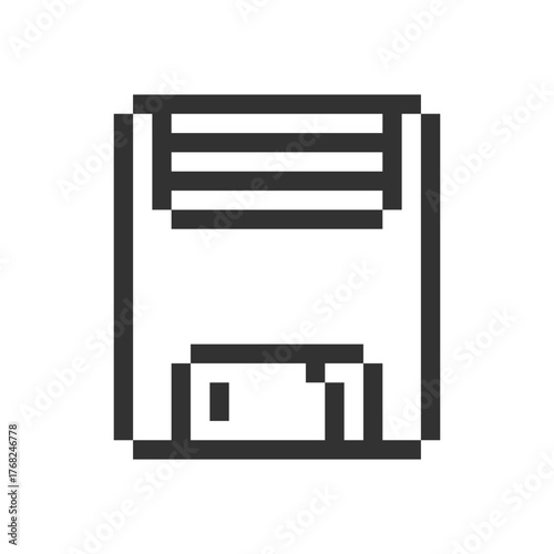 floppy disk retro pixel art