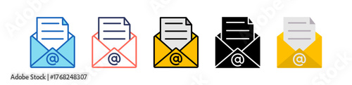 Email multistyle icon
