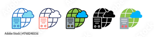 Web Server multistyle icon