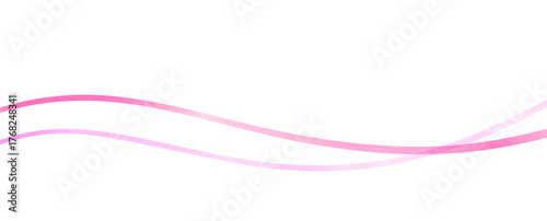 ピンク色の水彩で描かれた波状の手書きテクスチャ