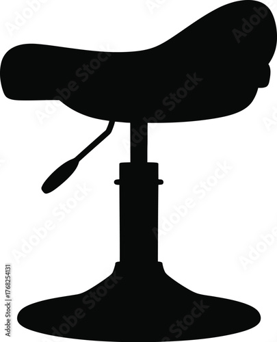 Stylish Bar Stool Silhouette for Modern Interior Design Comfort Furniture Minimalist