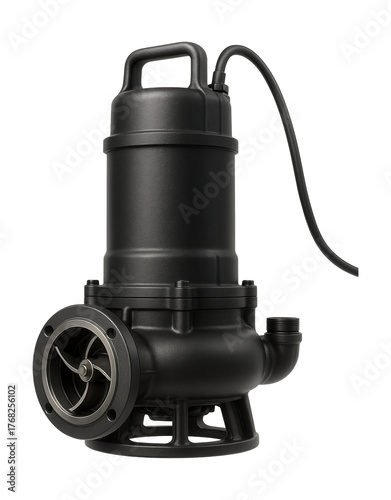 Non-clog submersible pump for efficient wastewater treatment.