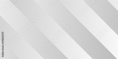 Geometric diagonal oblique vector curve gradient black and white graphic stripe line. Repeated fine diagonal lines Thin slash line stripes diagonal vector elegant background	
