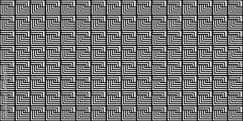 seamless pattern with black stripes square fabric textile cloth line texture background.	