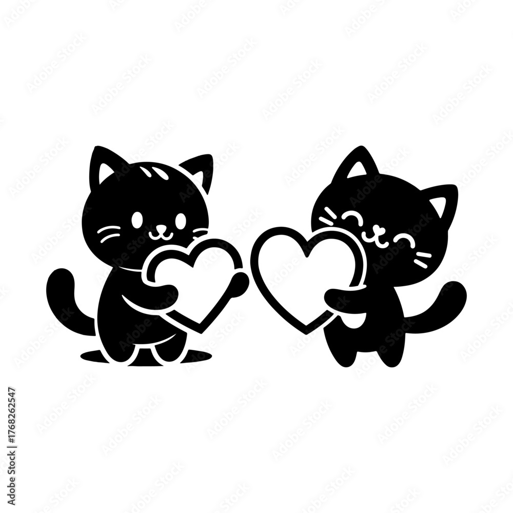 Fototapeta premium cat and mouse T-shirt Design