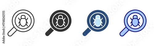 Scan Icon Set. Designed In Multi Style