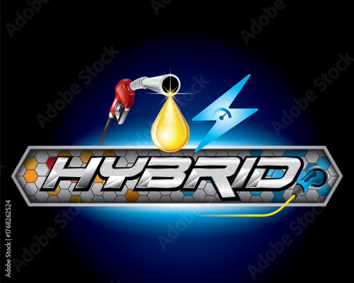 Hybrid Concept Alphabet Font. Typography urban style silver fonts for technology, digital, automotive, racing, movie logo design. vector