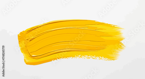 Vibrant strokes of sunlight yellow: an abstract brushstroke creating a splash of illumination