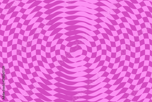 Vector abstract distorted background. Dynamic backdrop with optical illusion, op art.