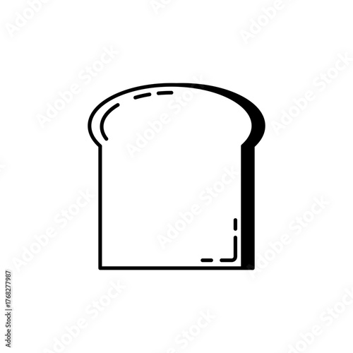 Free Bread Icon. Bakery Food Vector Symbol for Cafe, Restaurant, and Culinary Design