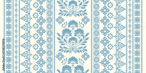 Ethnic Motifs Ikat floral paisley embroidery floral. ikat Saree Sarong oriental pattern traditional.Ikat embroidery style abstract embroidery design for texture,fabric,clothing,wrapping,decoration	
