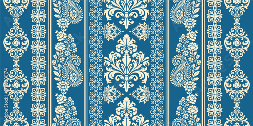 Ethnic Motifs Ikat floral paisley embroidery floral. ikat Saree Sarong oriental pattern traditional.Ikat embroidery style abstract embroidery design for texture,fabric,clothing,wrapping,decoration	
