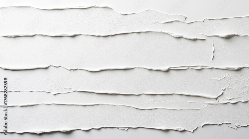 Obraz premium Textured white surface with layered paint, creating minimalist aesthetic