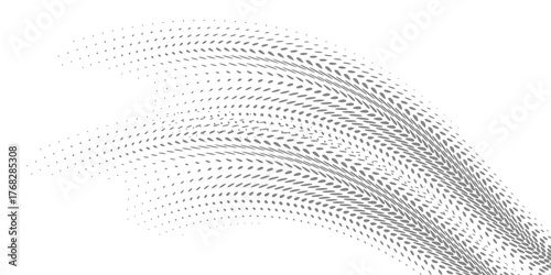Minimalist Vector Design of Radiant Halftone Burst in Black and White, Perfect for Decorative Elements, Marketing, and Product Banners