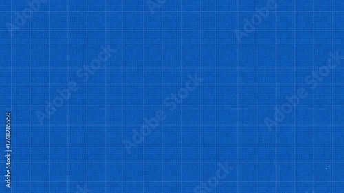 Retro Blueprint Paper Background With Vintage Film Grain And Dust