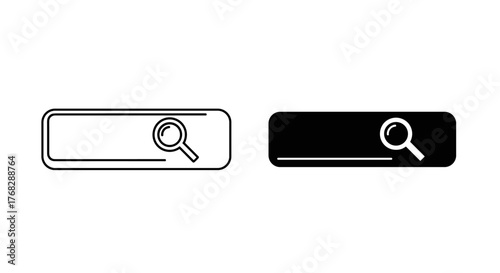 Octagonal gemstone icon, black and white outline and solid fill