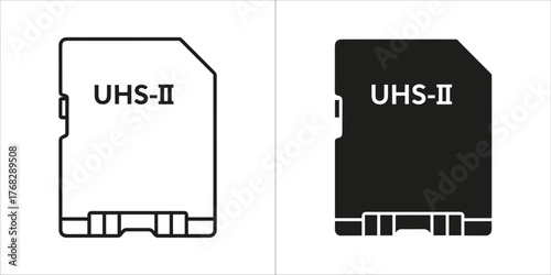 Sd card uhsii icon
