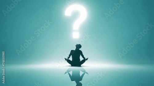 A deeply introspective visual concept representing self inquiry, reflection, and personal accountability in the journey of self growth and awareness Generative AI.