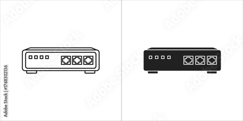 Network switch icon