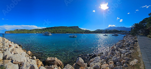  Beautiful seascape of the Mediterranean Sea