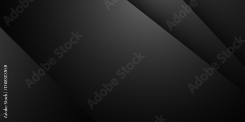 Black abstract background with dark concept. image featuring a single beam of light illuminating a dark background. Vector illustration design for presentation, banner, cover, web, flyer, card, poster