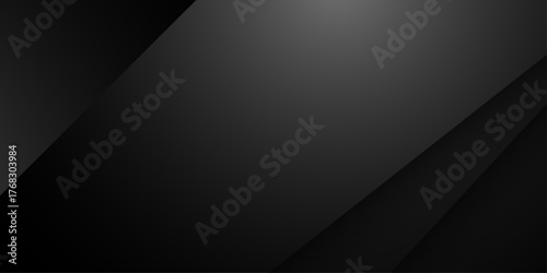 Black abstract background with dark concept. image featuring a single beam of light illuminating a dark background. Vector illustration design for presentation, banner, cover, web, flyer, card, poster