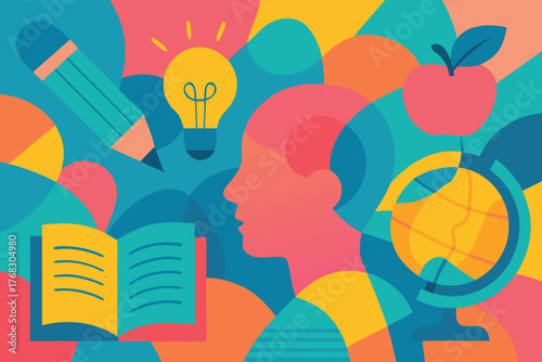 Online Learning Concept Art