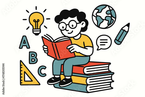 Online Learning Concept Art