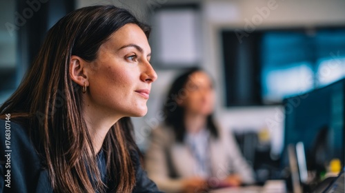 Office work photos, highlighting the office with a blurred background of the ...
