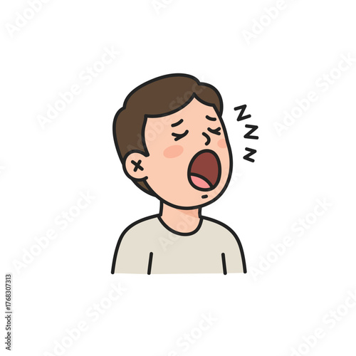 young man thinking about something