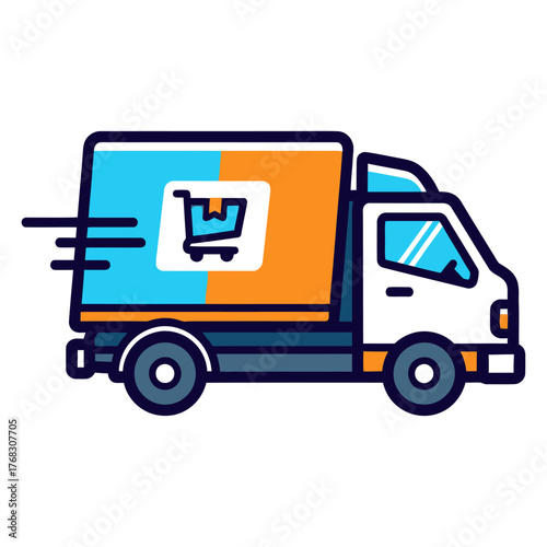 vector delivery truck