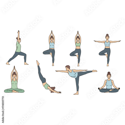 young woman doing yoga