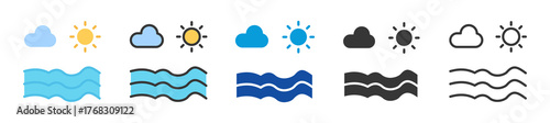 swell icon set multi style various collection