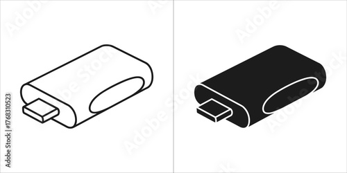Usb flash drive icon