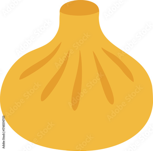 Golden soup dumpling xiaolongbao pinched top