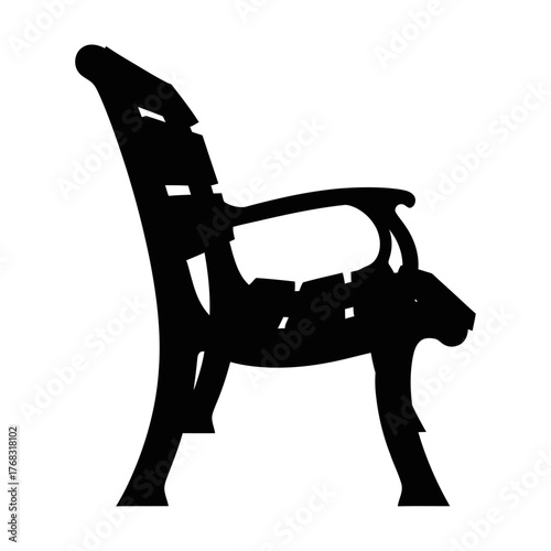 wooden rocking chair