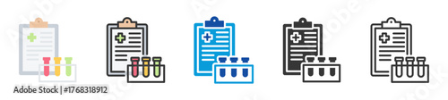 clinical pharmacology icon set multi style various collection