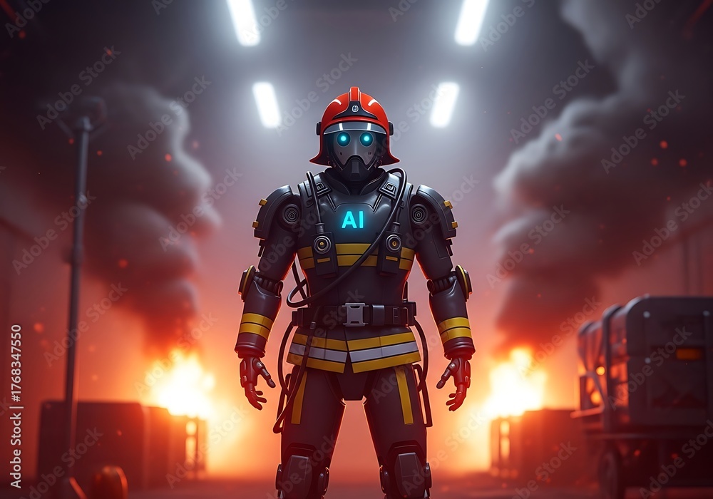 Fototapeta premium AI and the Internet of Things