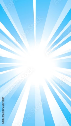 集中線が回転するアニメーション	
