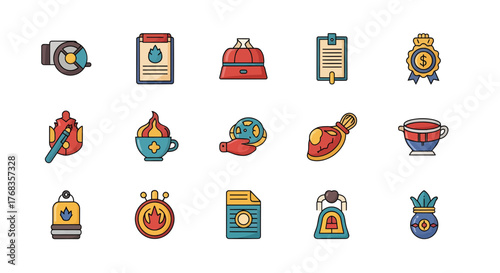 A versatile set of minimalist vector line icons for modern digital design. Covers business, finance, and abstract concepts, suitable for web, app, and presentation interfaces