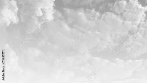 Grey storm clouds in sky. Vector illustration