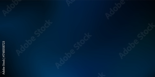 Dark blue degradation of view from deep sea, abstract background modern