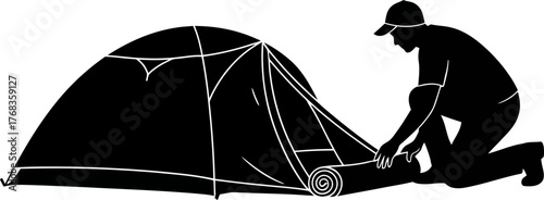 outdoor transition systematically packing camping gear for the next destination