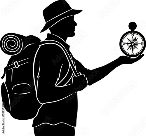 the explorers spirit, navigating lifes grand journey with unwavering guidance