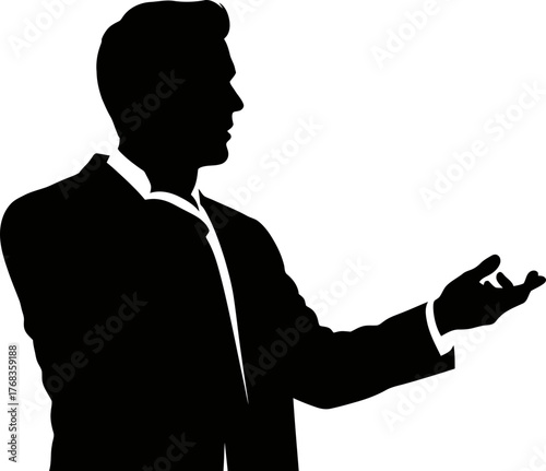 professional explains concepts, inviting interaction, driving dynamic, future discussions now